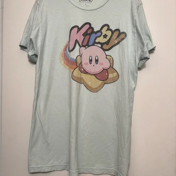 Kirby Kids T-Shirt - Light Blue - Picture 3 of 4